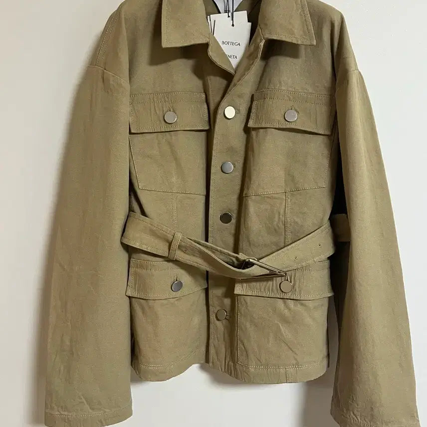 [BUNJANG] Bottega Veneta Linen Trench Jacket / 보테가베네타 (새상품 ,린넨 트렌치 자켓)