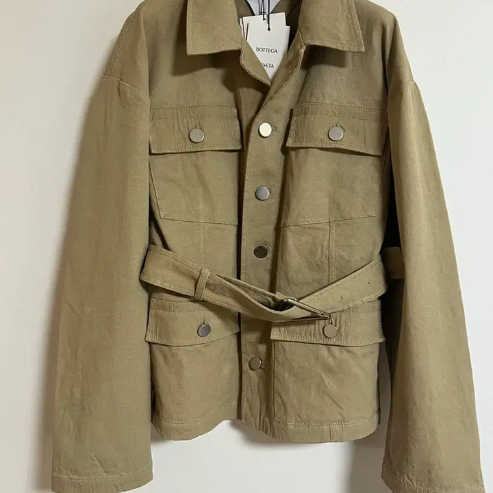 [BUNJANG] Bottega Veneta Linen Trench Jacket / 보테가베네타 (새상품 ,린넨 트렌치 자켓)