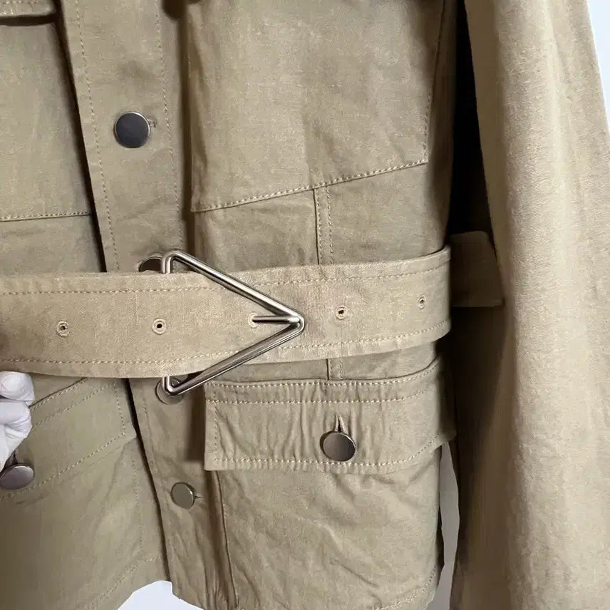 [BUNJANG] Bottega Veneta Linen Trench Jacket / 보테가베네타 (새상품 ,린넨 트렌치 자켓)