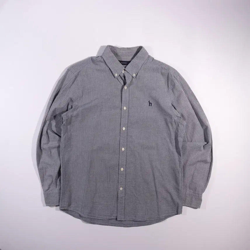 [BUNJANG] Hazzys Striped Shirt B195 / 헤지스 스트라이프 셔츠 B195