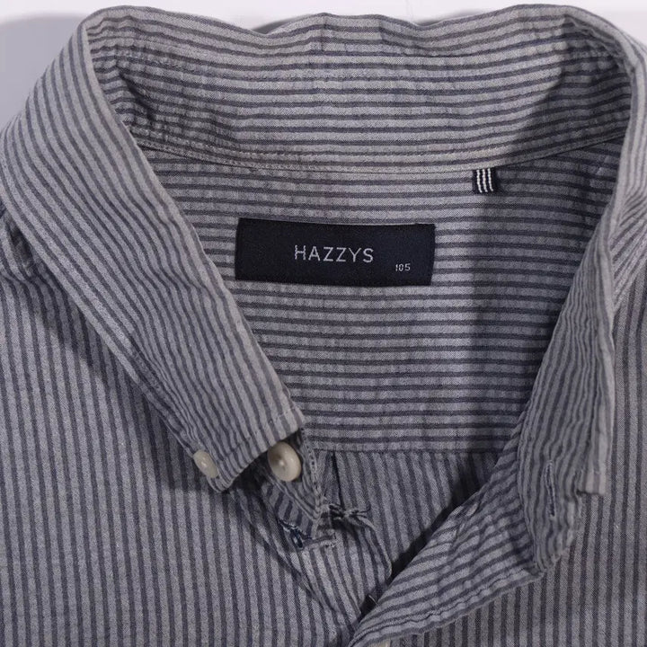 [BUNJANG] Hazzys Striped Shirt B195 / 헤지스 스트라이프 셔츠 B195
