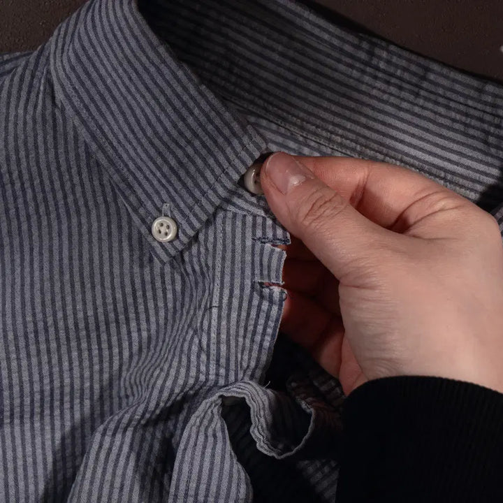 [BUNJANG] Hazzys Striped Shirt B195 / 헤지스 스트라이프 셔츠 B195