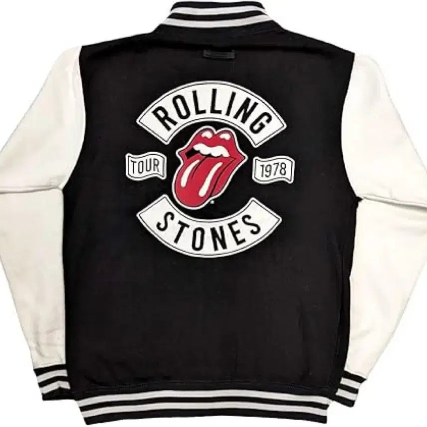 [BUNJANG] Rolling Stones Varsity Jacket / 신품)롤링스톤즈 공식 머천 바시티 자켓