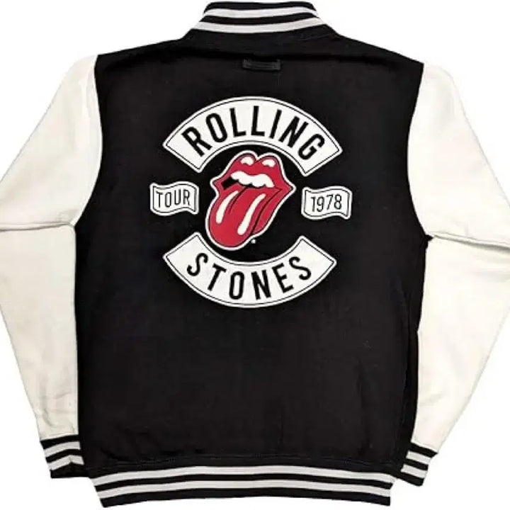 [BUNJANG] Rolling Stones Varsity Jacket / 신품)롤링스톤즈 공식 머천 바시티 자켓