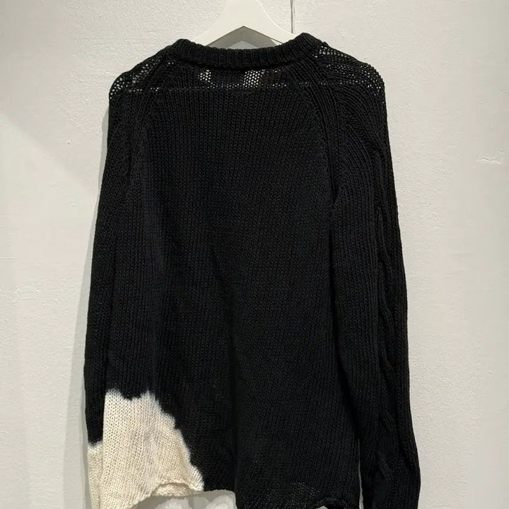 [BUNJANG] Soe Cable Knit Sweater / 소이 케이블 니트 배색 2