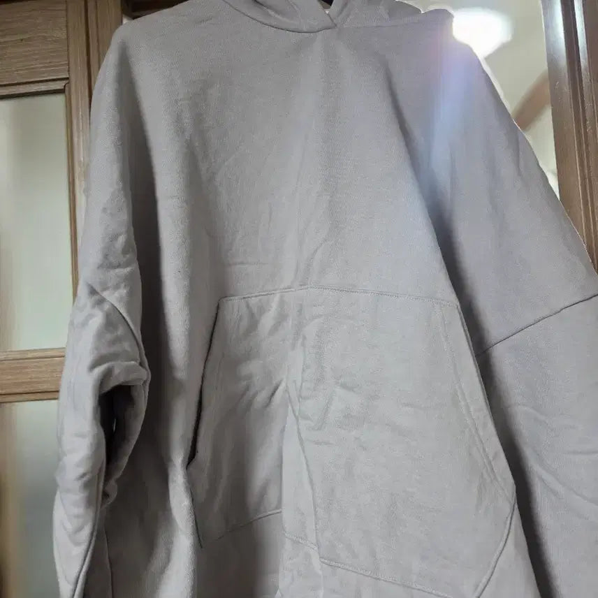 [BUNJANG] Gray Boxy Fit Hoodie / 그레이 후드티 박스형
