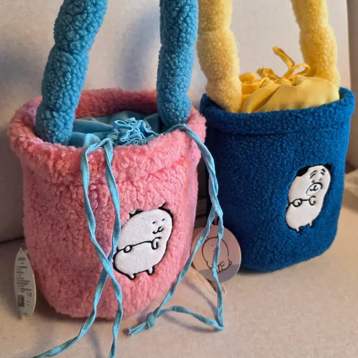 [BUNJANG] Nongdamgom Danggom Pouch Bag / 우정가방 새상품) 정품 농담곰 뽀글이 복조리 가방 담곰이 파우치 핸드백