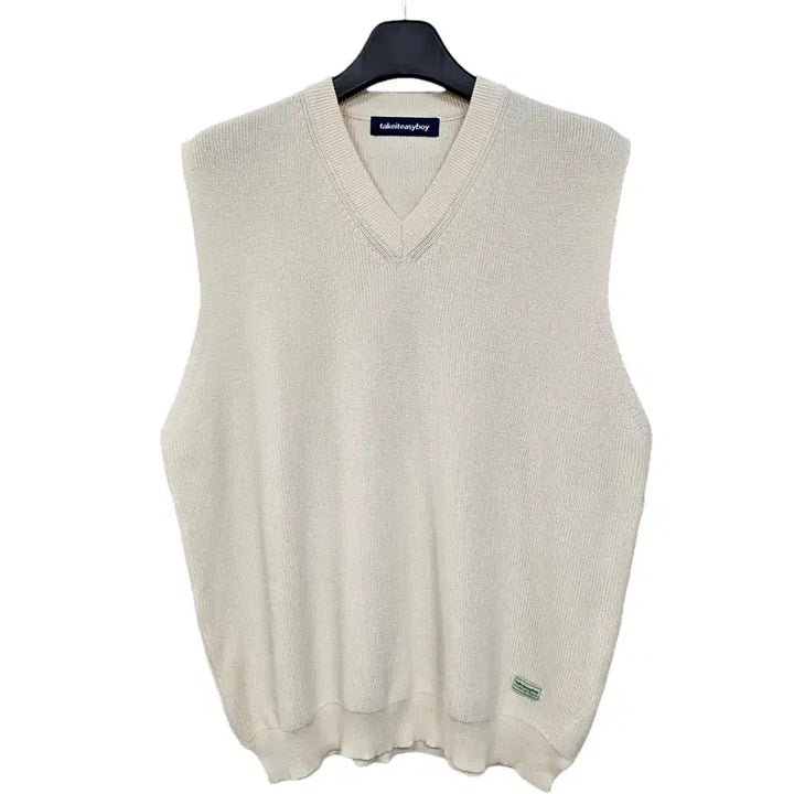 [BUNJANG] Take Easy Oversized Cotton Vest / 테이크이지 오버사이즈 코튼 조끼 d140