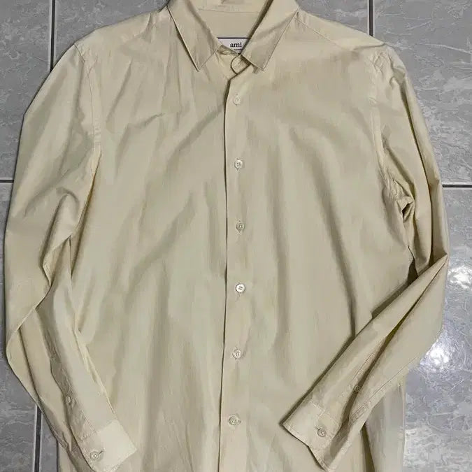 [BUNJANG] Ami Beige Shirt / 아미 ami 베이지 셔츠