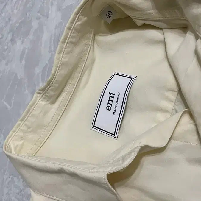 [BUNJANG] Ami Beige Shirt / 아미 ami 베이지 셔츠