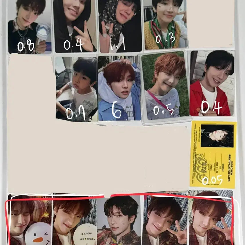 [BUNJANG] BOYNEXTDOOR Photocard / 보이넥스트도어 보넥도 포카 양도
