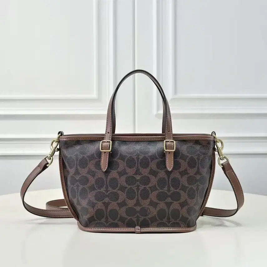[BUNJANG] Coach Taxi Note 21 Small Tote Bag / 코치 택시 노트21 스몰 토트 장바구니 쇼퍼백