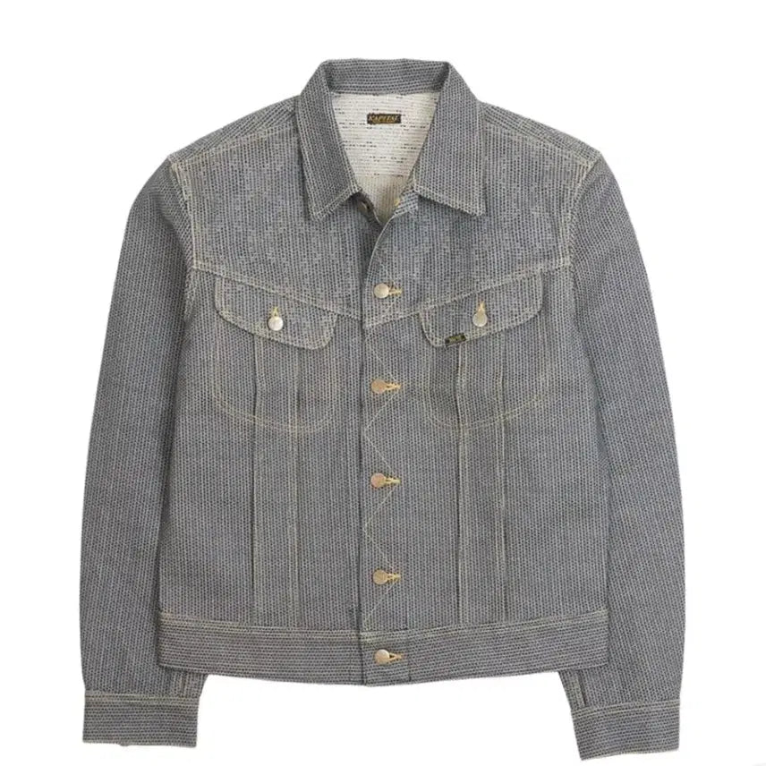 [BUNJANG] Kapital Century Denim Westerner Long Jacket Size 42 / 캐피탈 센츄리 데님 웨스터너 롱 자켓 No. 7+S 그레이 42사이즈