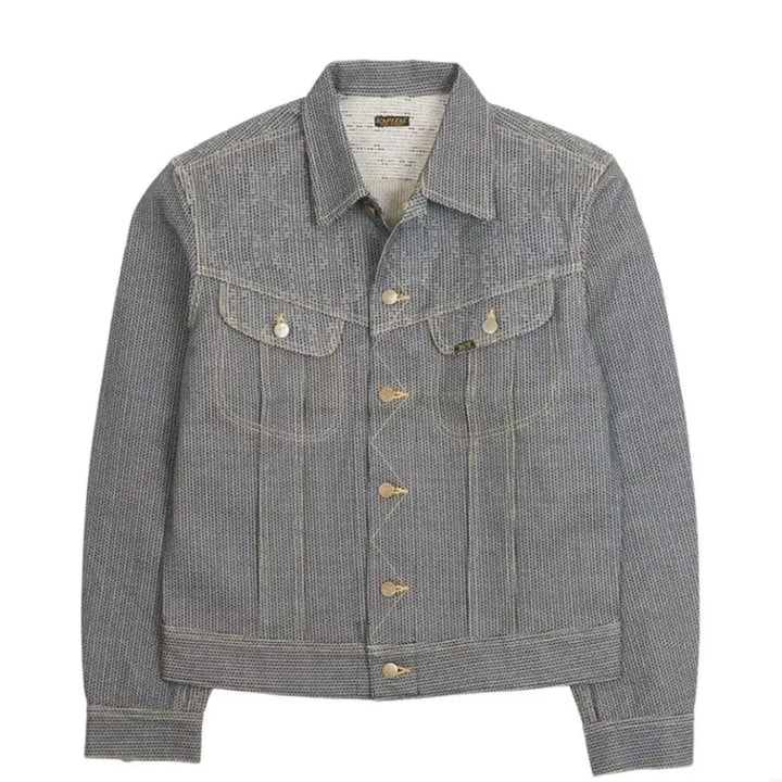 [BUNJANG] Kapital Century Denim Westerner Long Jacket Size 42 / 캐피탈 센츄리 데님 웨스터너 롱 자켓 No. 7+S 그레이 42사이즈