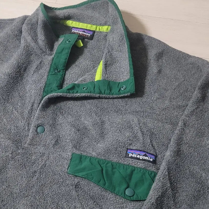 [BUNJANG] Patagonia Synchilla Lightweight Nickel/Green Fleece Jacket / [L] 파타고니아 신칠라 라이트웨이트 니켈/그린