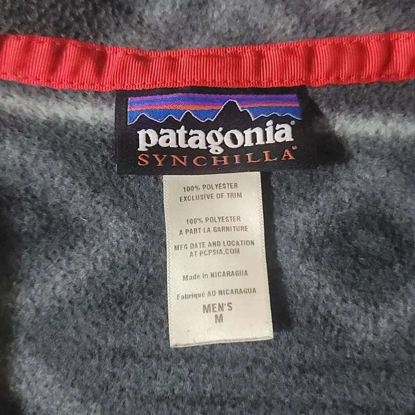 [BUNJANG] Patagonia Synchilla Lightweight Aztec Fleece Jacket / [M] 파타고니아 신칠라 라이트웨이트 아즈텍 블랙/그레이