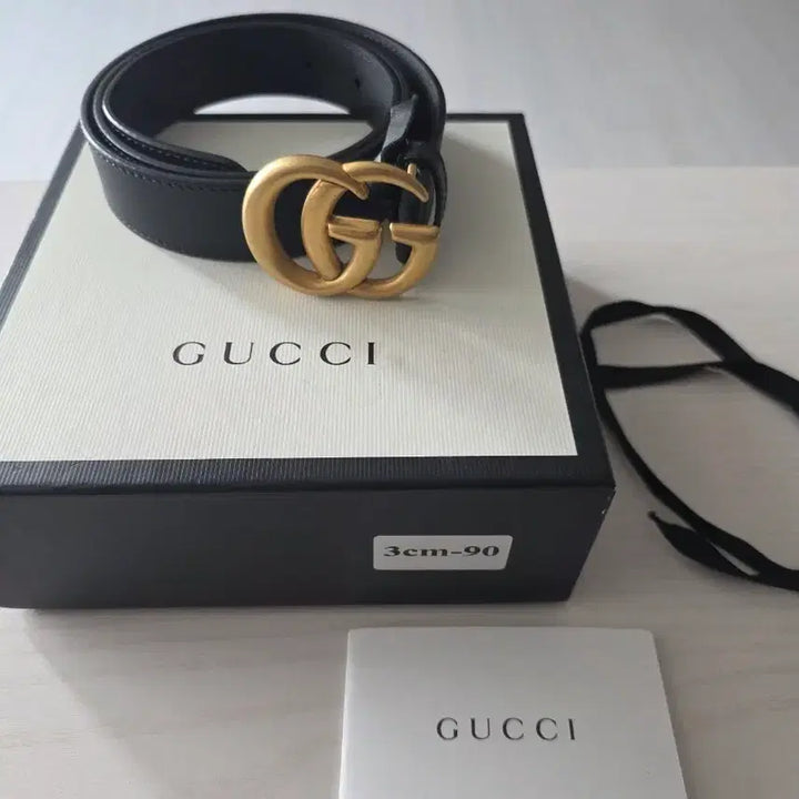 [BUNJANG] Gucci GG Marmont Belt Black 3cm Size 90 / 구찌 GG마몽 벨트 블랙 3cm 90사이즈