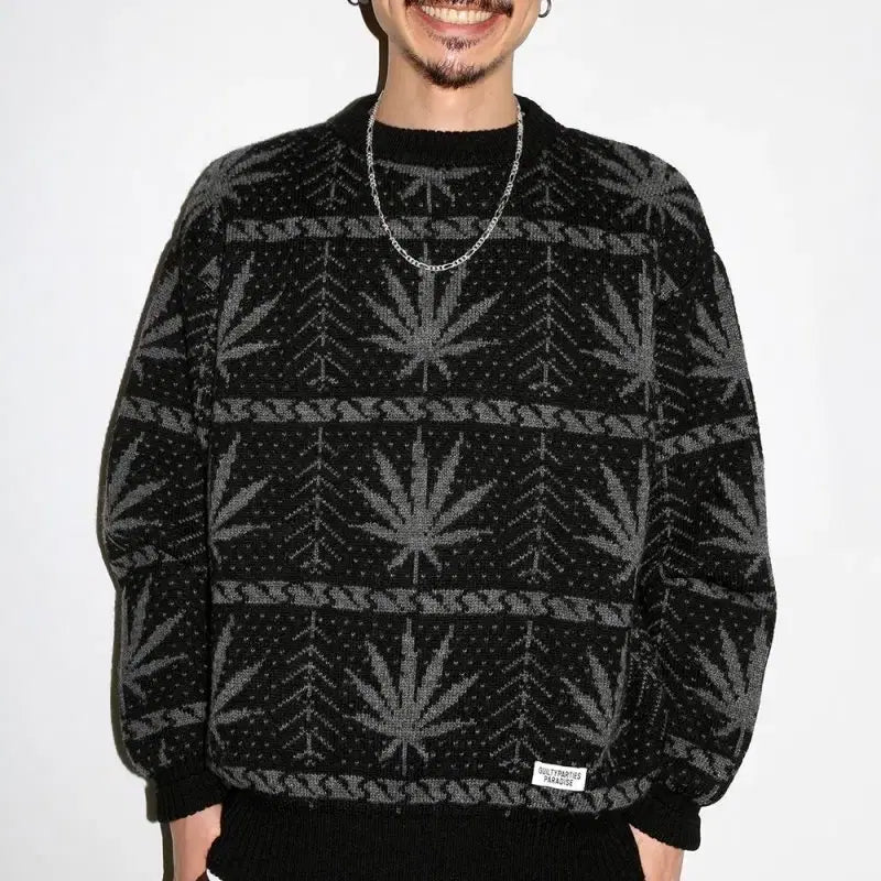 [BUNJANG] Wacko Maria High Times Wool Knit / 와코마리아 하이타임 울 니트