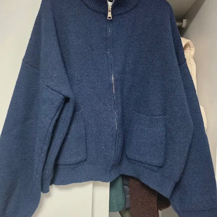 [BUNJANG] 8seconds Zip-up Knit Fleece / 에잇세컷즈 집업니트 후리스
