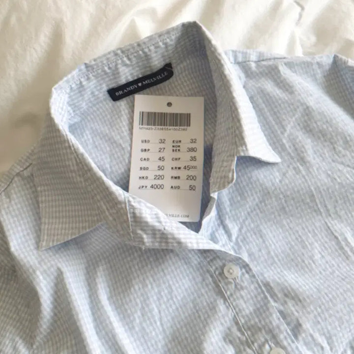 [BUNJANG] Brandy Melville Milli Checkered Shirt / 브랜디멜빌 체크 밀리 셔츠
