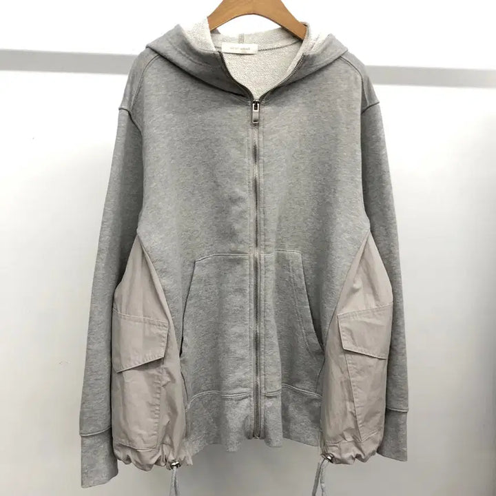 [BUNJANG] WWW We Will Nylon String Hooded Zip-up Jumper / WWW 웬위윌 나일론 스트링 후드 집업 점퍼 F