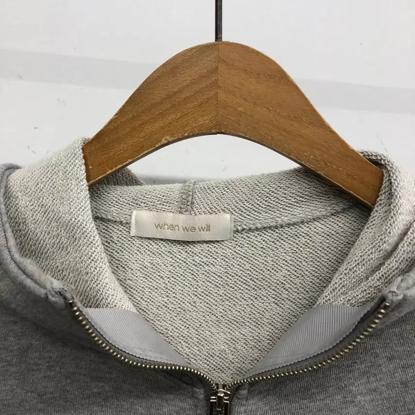 [BUNJANG] WWW We Will Nylon String Hooded Zip-up Jumper / WWW 웬위윌 나일론 스트링 후드 집업 점퍼 F