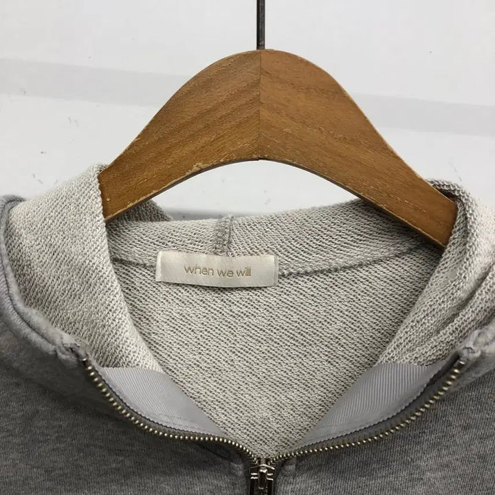 [BUNJANG] WWW We Will Nylon String Hooded Zip-up Jumper / WWW 웬위윌 나일론 스트링 후드 집업 점퍼 F