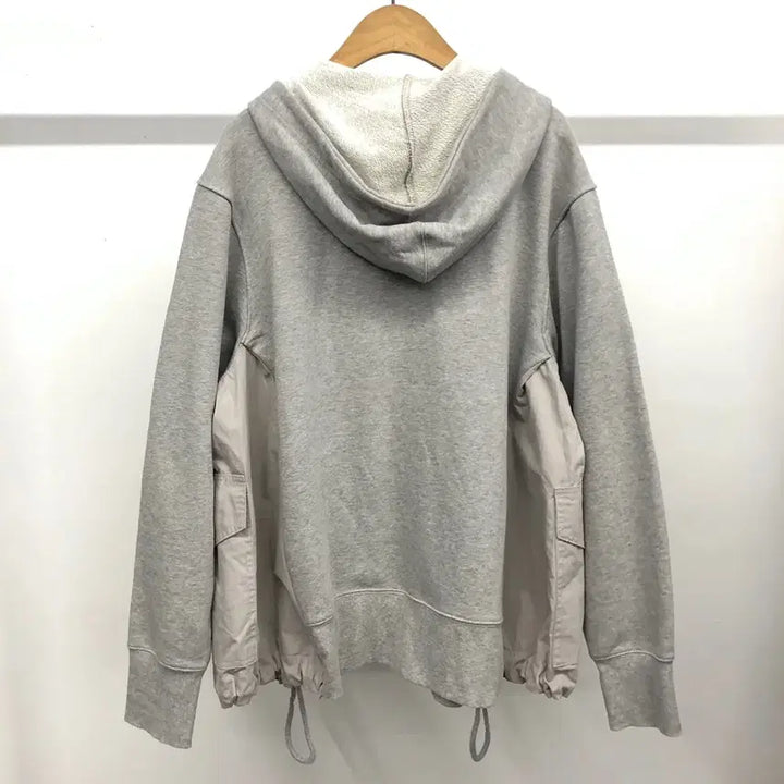 [BUNJANG] WWW We Will Nylon String Hooded Zip-up Jumper / WWW 웬위윌 나일론 스트링 후드 집업 점퍼 F