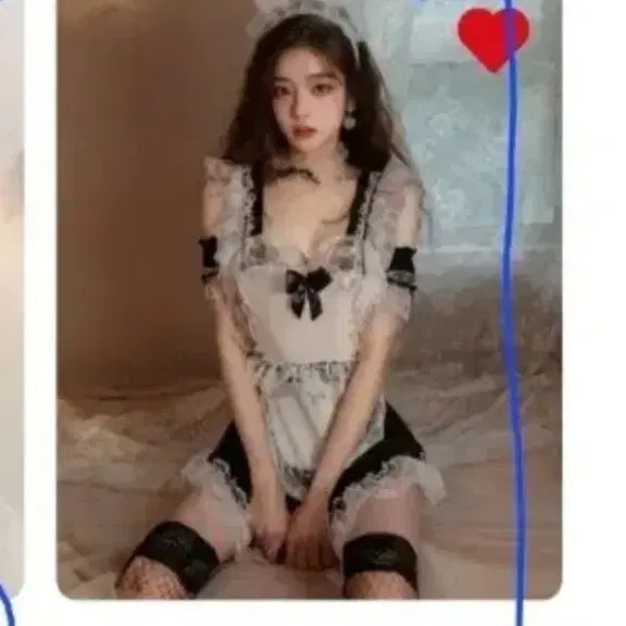 [BUNJANG] Maid Cosplay Costume Set / 메이드 코스프레