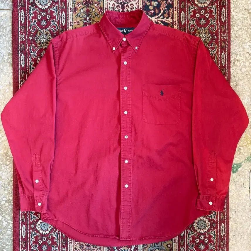[BUNJANG] Polo Ralph Lauren 90s Big Shirt / 90s 폴로 랄프로렌 빅셔츠 [ 100-105 ]
