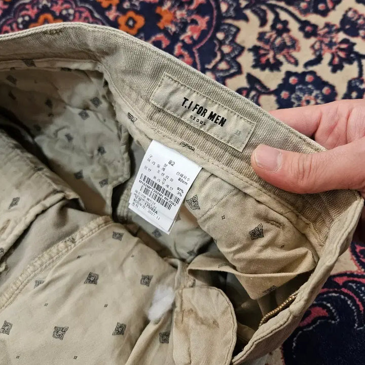 [BUNJANG] T.I. For Men Slim Formal Chino Cargo Pants L / (새상품) 티아이포맨 슬림 카고 포멀 치노 팬츠 L size