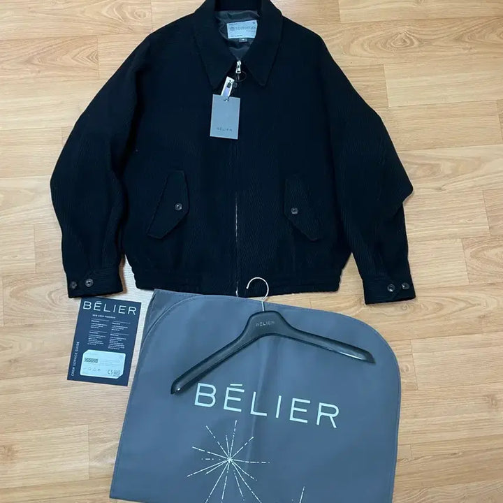 [BUNJANG] Vellie Diagonal Heavy Wool Jacket - Matt Black / 벨리에 다이에그널 헤비 울 자켓 - 매트 블랙