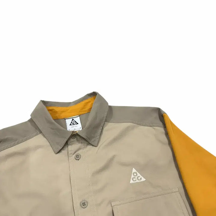 [BUNJANG] Nike ACG Dri-FIT UV Devastation Trail Shirt / 나이키 ACG 드라이핏 UV 디베스테이션 트레일 셔츠 카키 올리브 골드