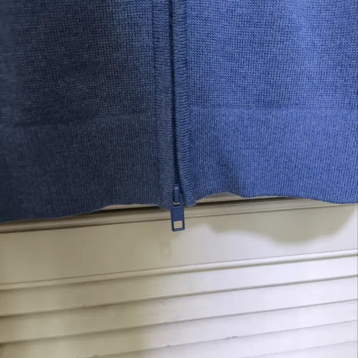 [BUNJANG] Lacoste Merino Wool Zip-Up Knit / 95 라코스테 메리노 집업 니트
