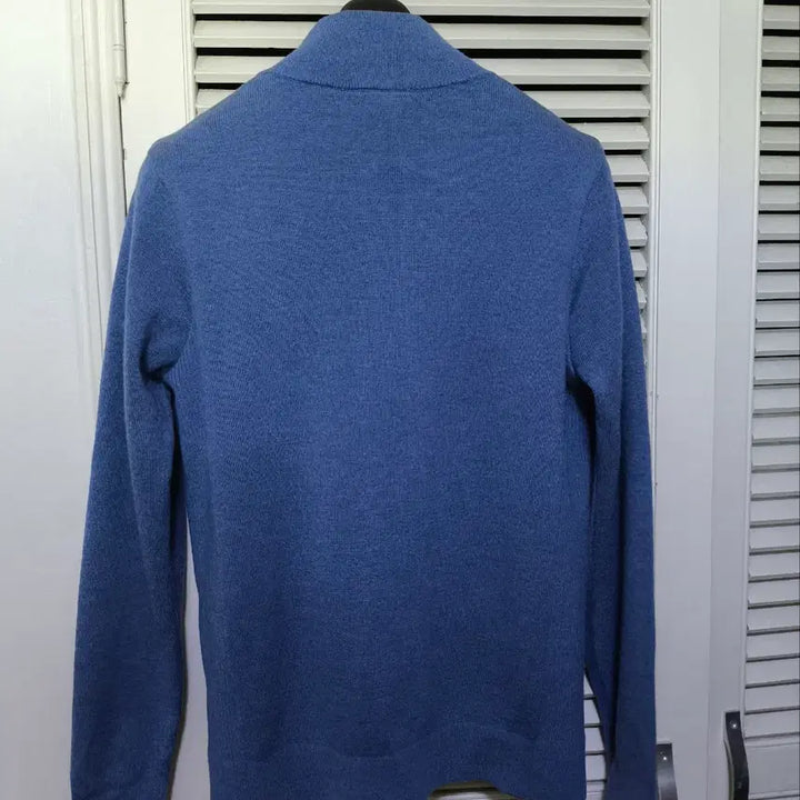 [BUNJANG] Lacoste Merino Wool Zip-Up Knit / 95 라코스테 메리노 집업 니트