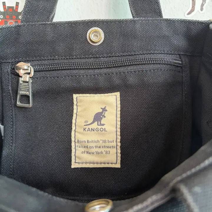 [BUNJANG] Kangol Mini Tote Crossbody Bag Black / 캉골 미니 토트백(크로스백) 블랙