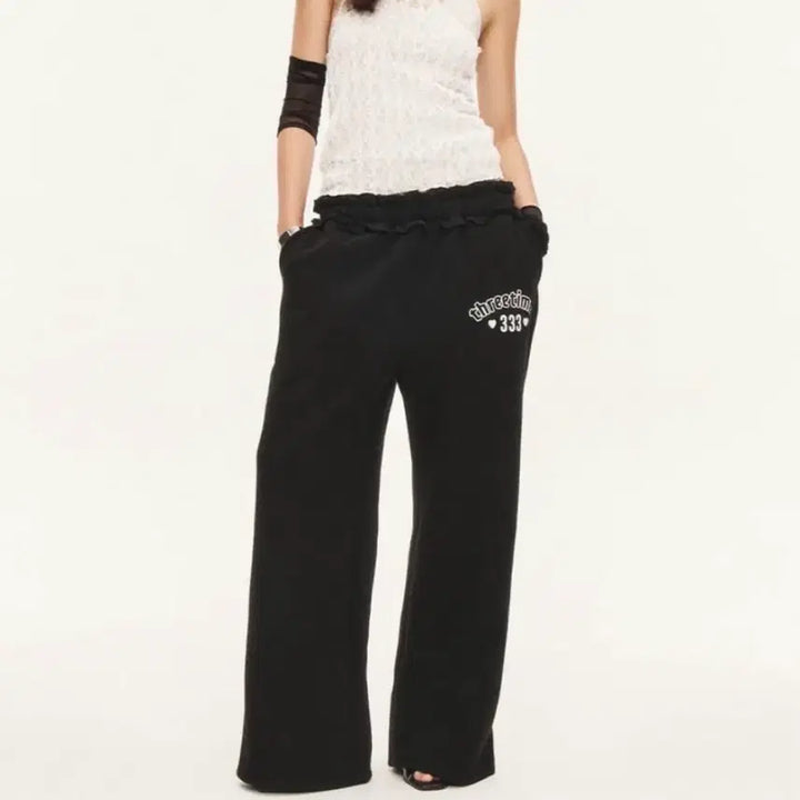 [BUNJANG] threetim Smurf 333 Wide Training Pants / threetim 스머프333 와이드 트레이닝 팬츠
