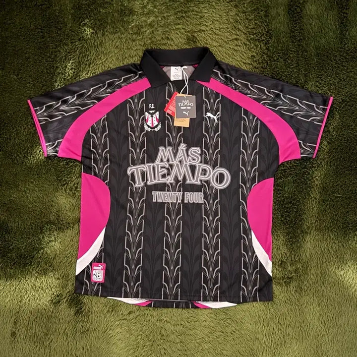 [BUNJANG] Puma x Skepta Mas Tiempo Jersey T-Shirt Black / [L] 푸마 X 스켑타 마스 티엠포 콜라보 저지 티셔츠 블랙