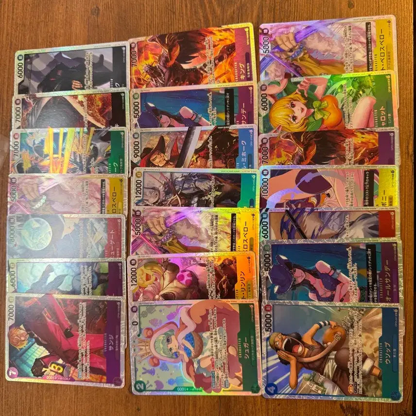 [BUNJANG] One Piece Card Game SR Card Set / 원피스 카드 일판 SR 21장 모음