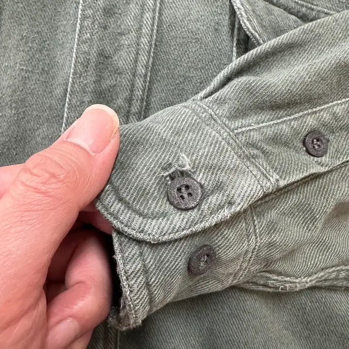 [BUNJANG] Woolrich Cotton Work Shirt / 9~00s 울리치 코튼 워크 셔츠 L