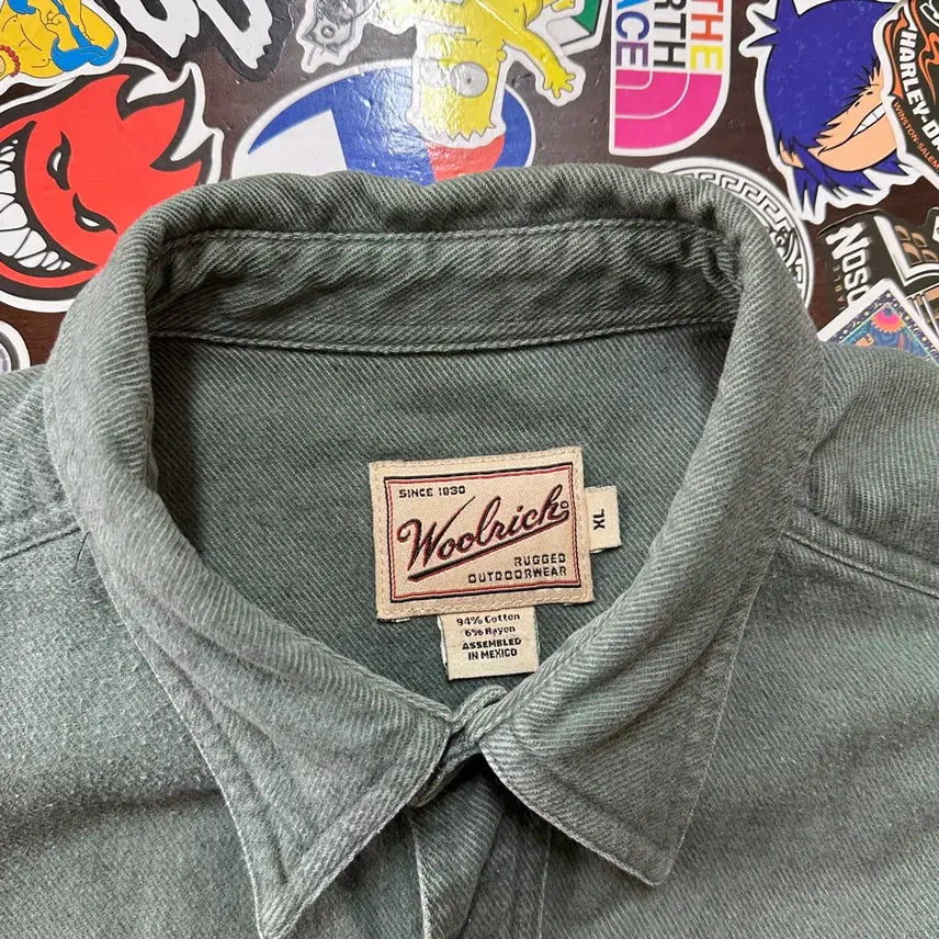 [BUNJANG] Woolrich Cotton Work Shirt / 9~00s 울리치 코튼 워크 셔츠 L