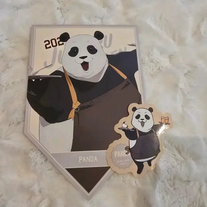 [BUNJANG] Jujutsu Kaisen Panda JuJu Cafe Goods Bundle / 일괄) 주술회전 판다 쥬쥬카페 주술카페 엽서 스티커 굿즈
