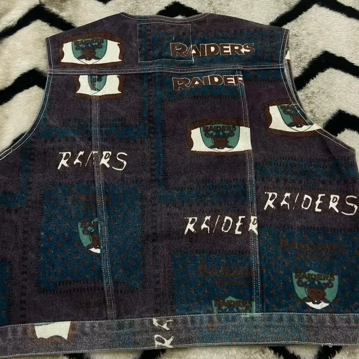 [BUNJANG] M Raiders Tactical Vest / [M]페리엘리스 NFL 레이더스 텍티컬 베스트
