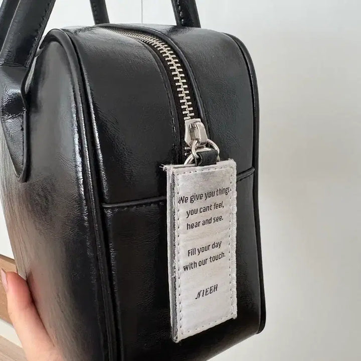 [BUNJANG] NIEEH Square Bag Black Shoulder Bag / 니히 스퀘어백 제니가방 블랙