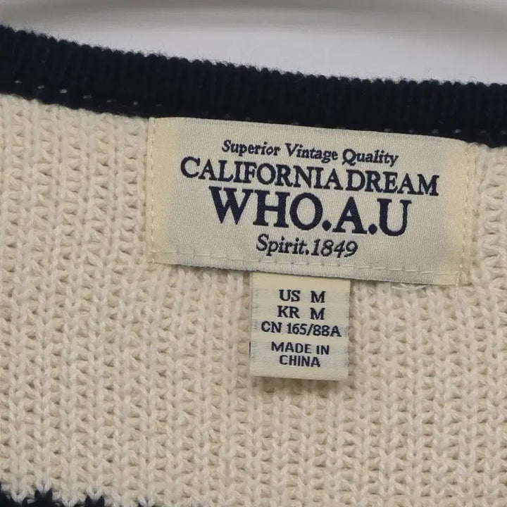 [BUNJANG] WHO.A.U Stripe Cardigan / WHO.A.U 스트라이프 가디건 A30037