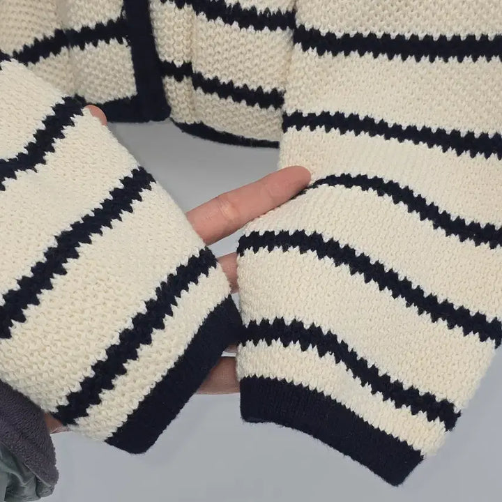 [BUNJANG] WHO.A.U Stripe Cardigan / WHO.A.U 스트라이프 가디건 A30037