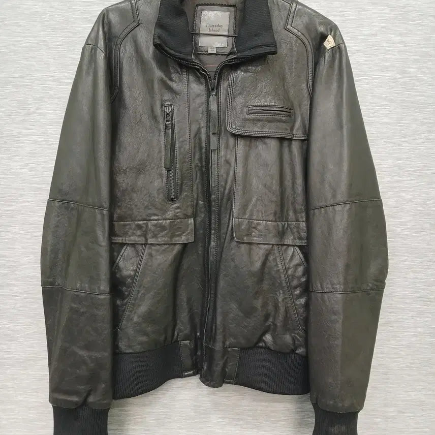 [BUNJANG] 3927 Sseolse Island Vintage Lambskin Leather Jacket / 3927 썰스 아일랜드 빈티지 양가죽 자켓 105
