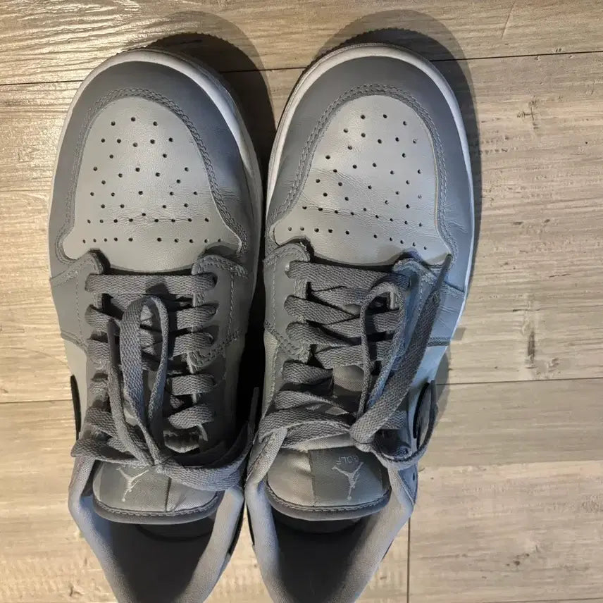 [BUNJANG] Nike Air Jordan 1 Golf Wolf Grey Golf Shoes / 조던1 골프 울프 그레이