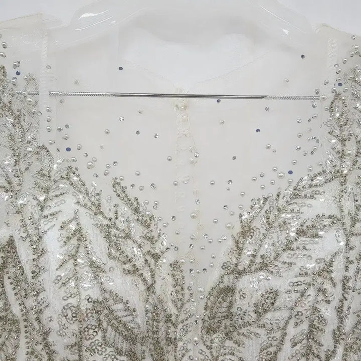 [BUNJANG] Beaded Evening Dress (New) / 빅싸이즈 비즈이브닝드레스(새상품)