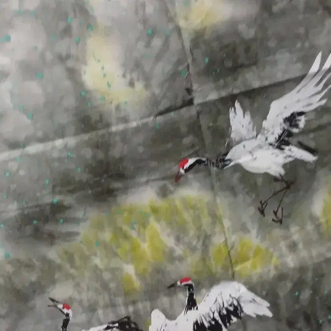 [BUNJANG] North Korean Crane Painting / 학그림(북한 알그림 )